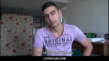 Amateur Young Straight Latino Boy Paid Cash To Fuck Gay Filmmaker POV